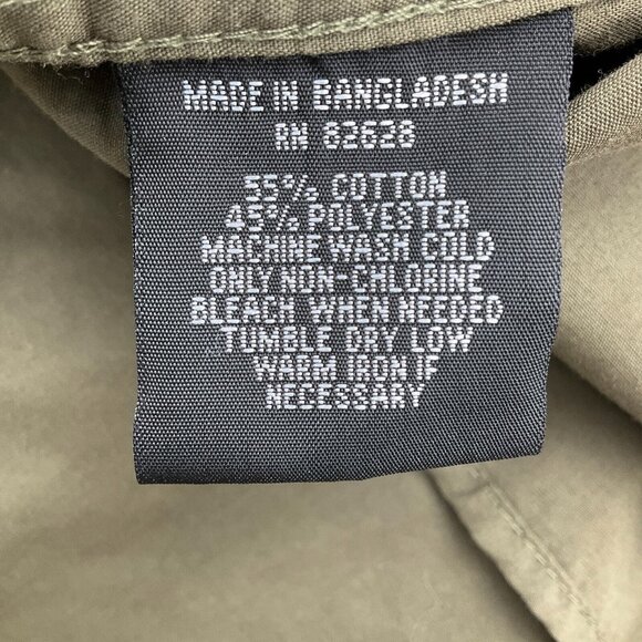 Southpole Shirt Men 6XB Green Camp Casual Zip Streetwear Short Sleeve Flaws - Picture 6 of 12